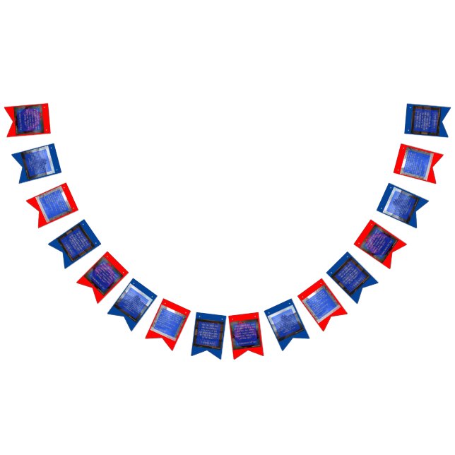 Redeeming the Beast Scripture Bunting Banner (All)