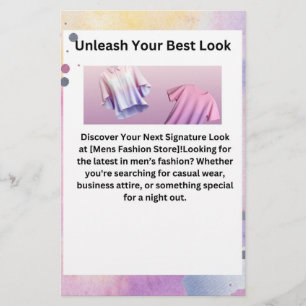 Redefine Your Style with this flyer