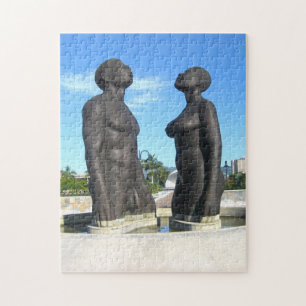 Redemption Statue Jamaica. Jigsaw Puzzle