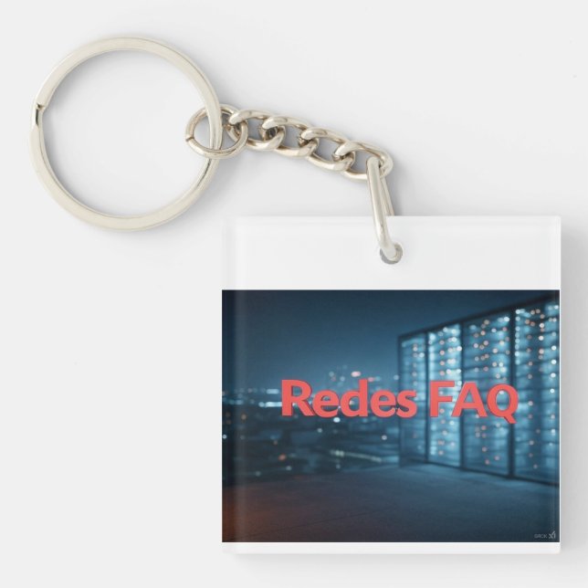 Redes FAQ Keychain (Front)