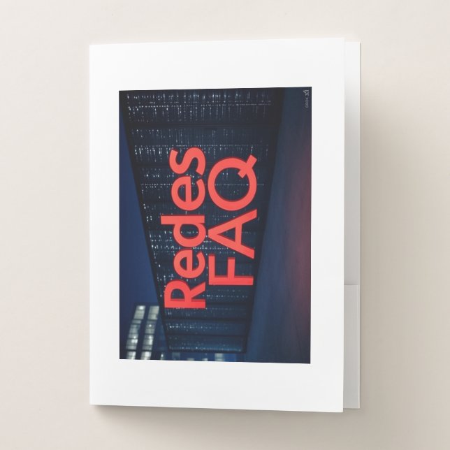 Redes FAQ Pocket Folder (Front)