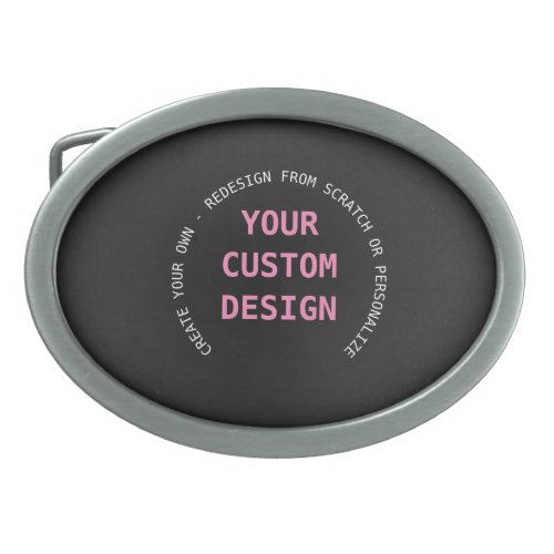 Redesign Entirely or Personalize this Belt Buckle