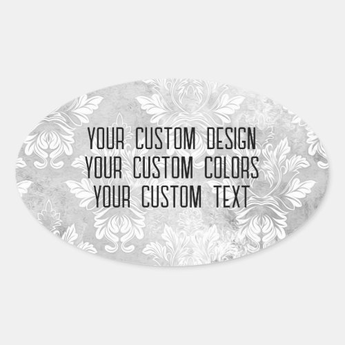Redesign from Scratch Create a Custom Designed Oval Sticker