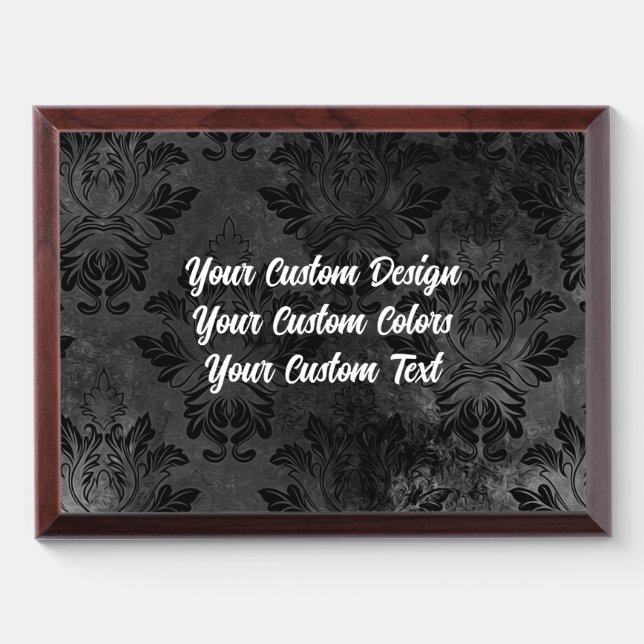 Redesign from Scratch! Create a Fully Customized Award Plaque (Horizontal)