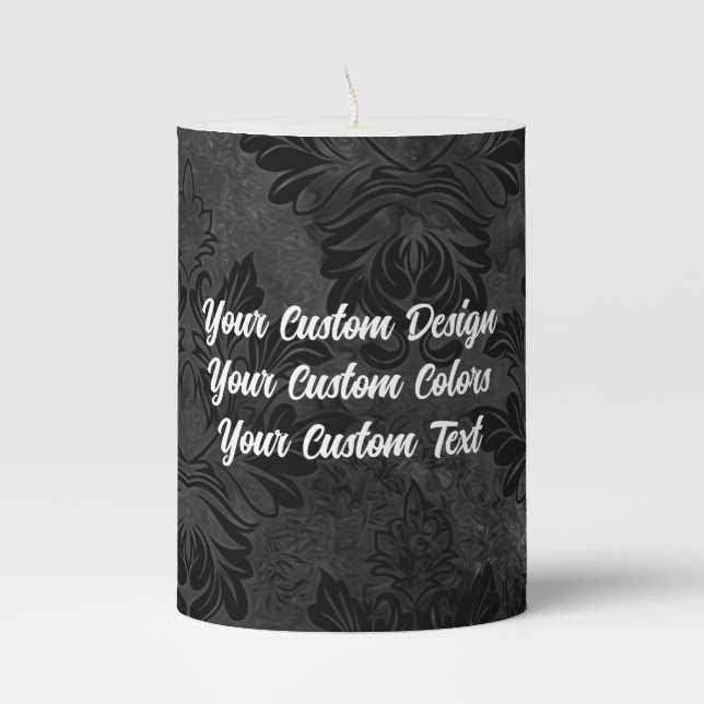 Redesign from Scratch! Create a Fully Customized Pillar Candle (Front)