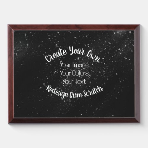 Redesign from Scratch _ Create Your Own Award Plaque