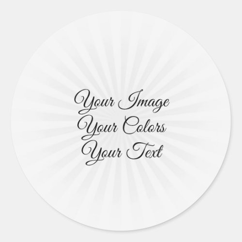Redesign from Scratch Create Your Own Classic Round Sticker