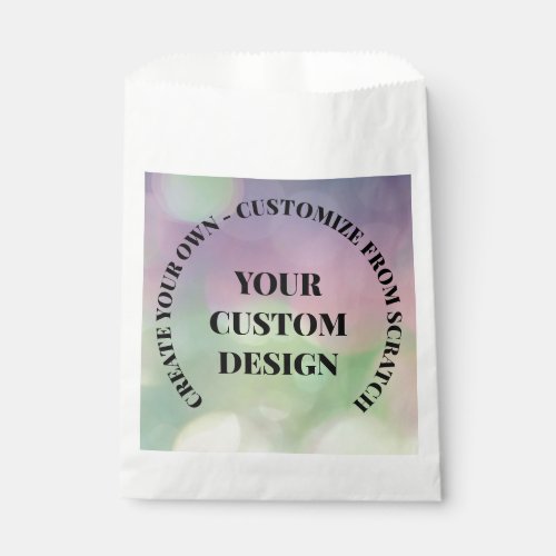 Redesign from Scratch Create Your Own Favor Bag