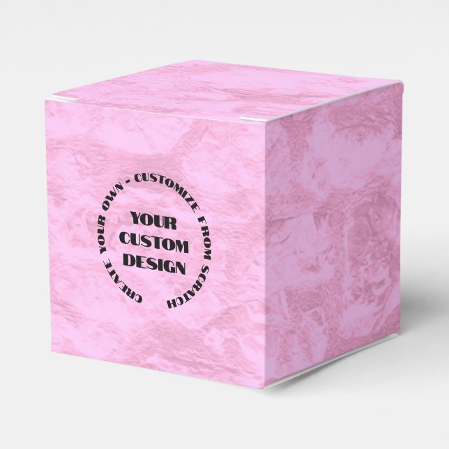 Redesign from Scratch Create Your Own Favor Boxes (Front Side)