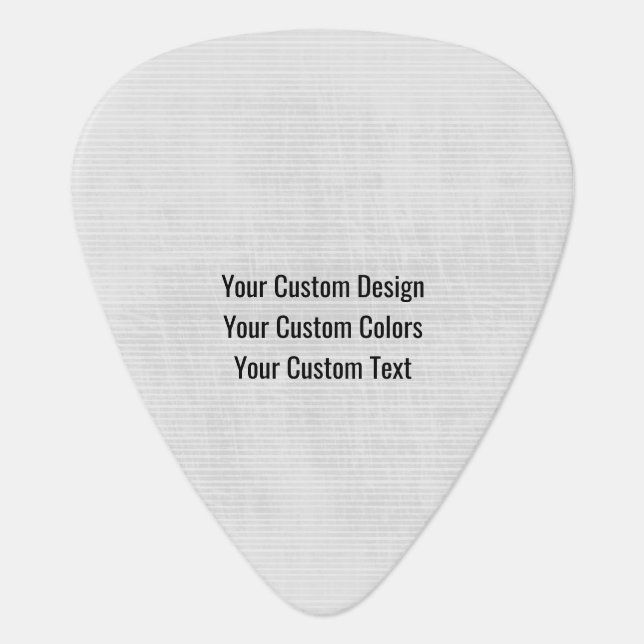 Redesign from Scratch & Create Your Own Guitar Pick (Front)