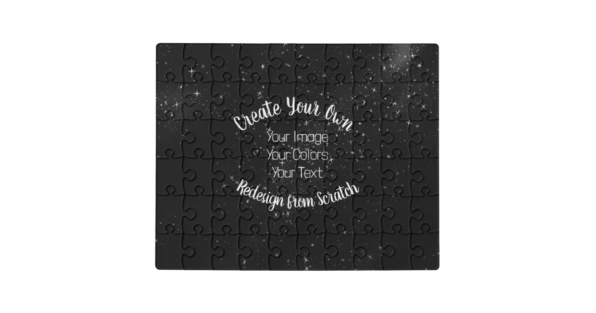 Redesign from Scratch Create Your Own Jigsaw Puzzle Zazzle