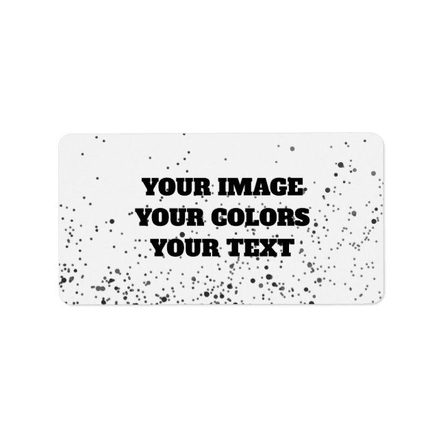 Redesign from Scratch & Create Your Own Label (Front)