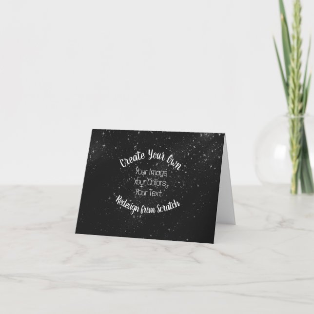 Redesign from Scratch - Create Your Own Letterpress Thank You Card (Front)
