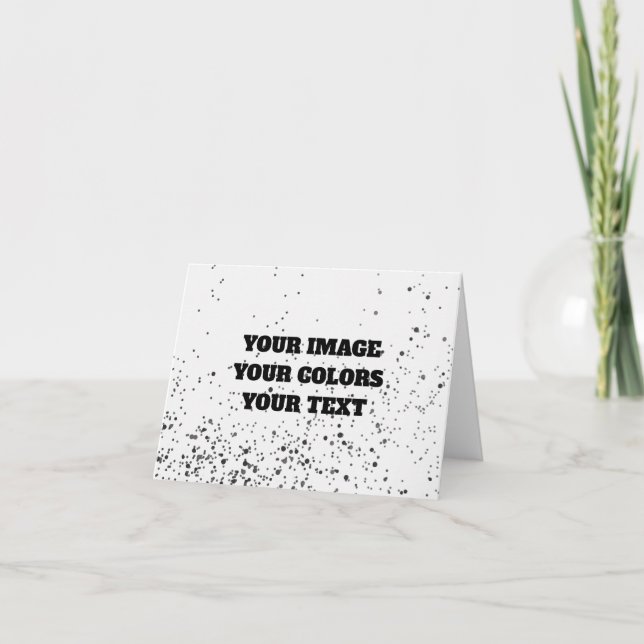 Redesign from Scratch & Create Your Own Letterpress Thank You Card (Front)
