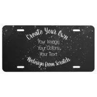 Design own online license plate