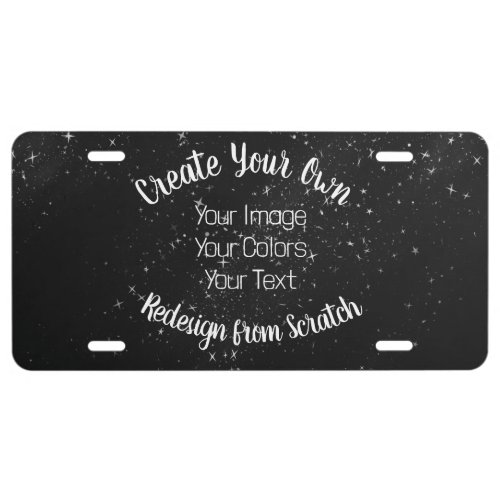Redesign from Scratch _ Create Your Own License Plate