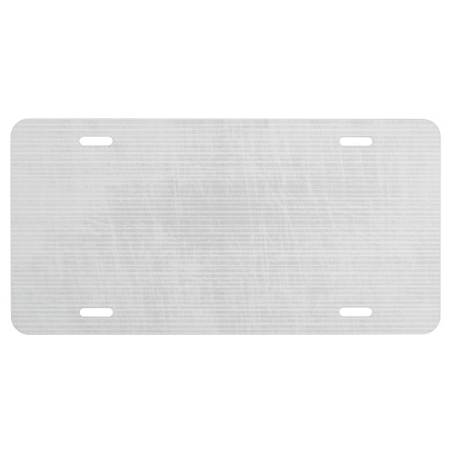 Redesign from Scratch & Create Your Own License Plate (Front)