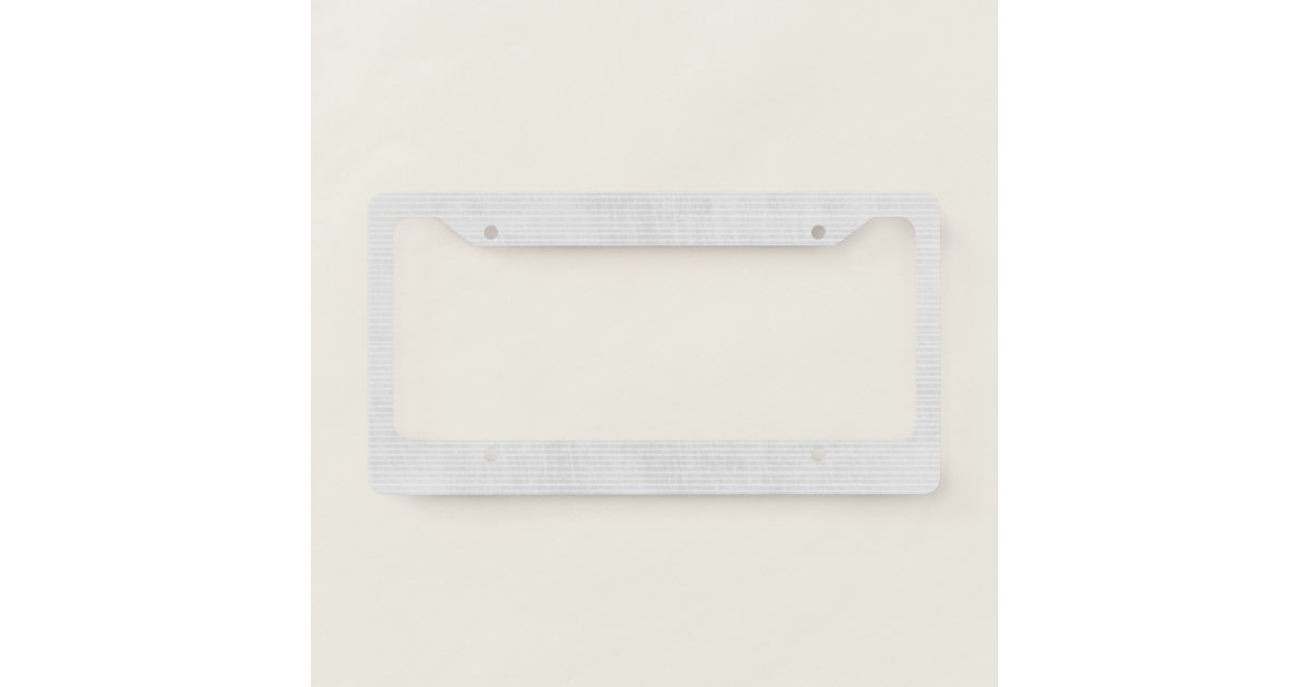 Redesign from Scratch & Create Your Own License Plate Frame Zazzle