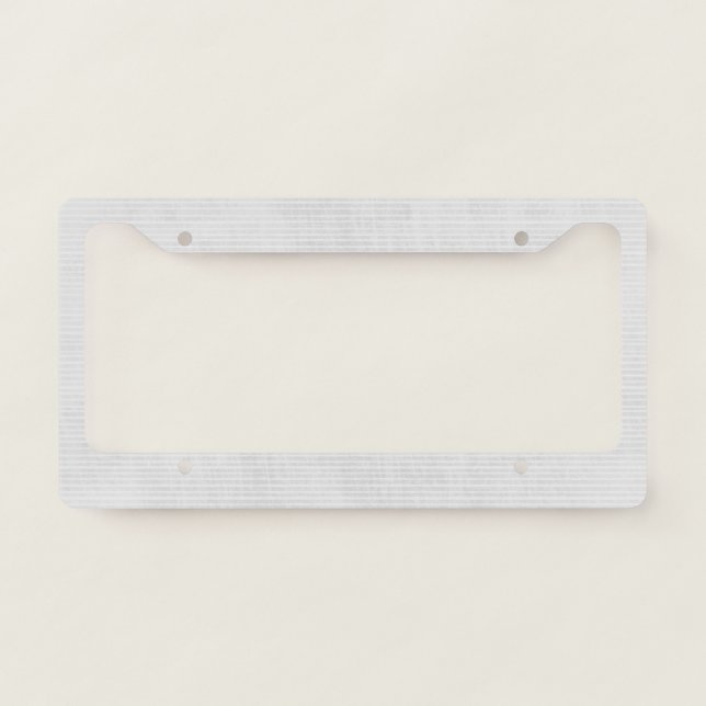 Redesign from Scratch & Create Your Own License Plate Frame (Front)