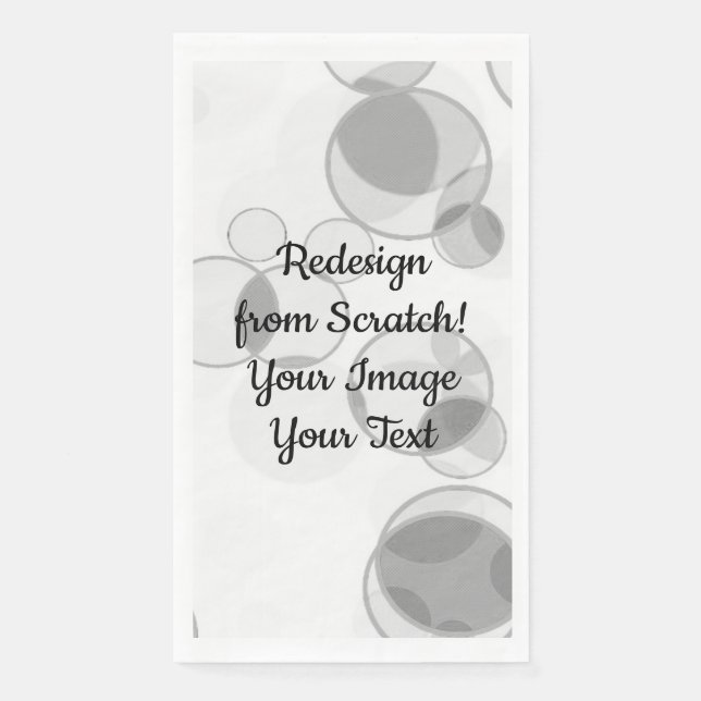 Redesign from Scratch - Create Your Own Paper Guest Towels (Front)