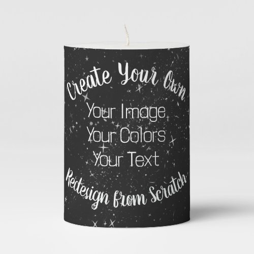 Redesign from Scratch _ Create Your Own Pillar Candle