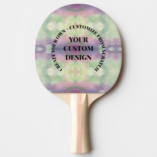 Redesign from Scratch Create Your Own Ping Pong Paddle