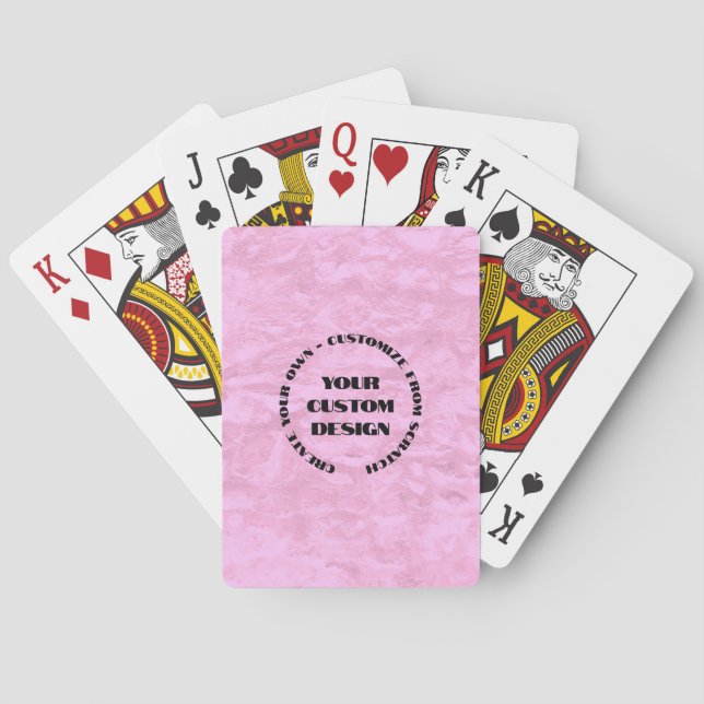 Redesign from Scratch Create Your Own Poker Cards (Back)