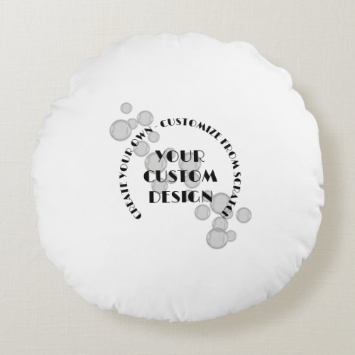 Redesign from Scratch _ Create Your Own Round Pillow