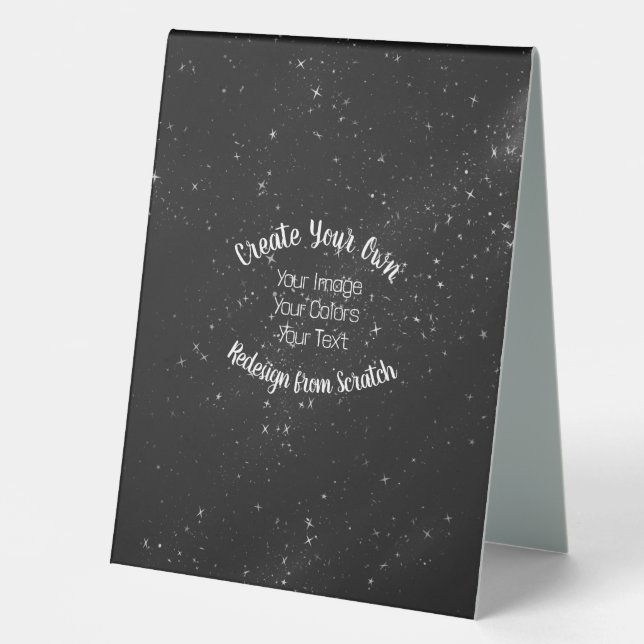 Redesign from Scratch - Create Your Own Table Tent (Front)