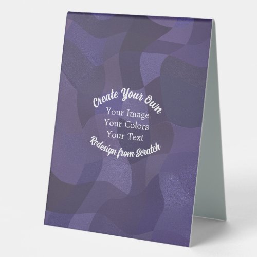 Redesign from Scratch _ Create Your Own Table Tent Sign