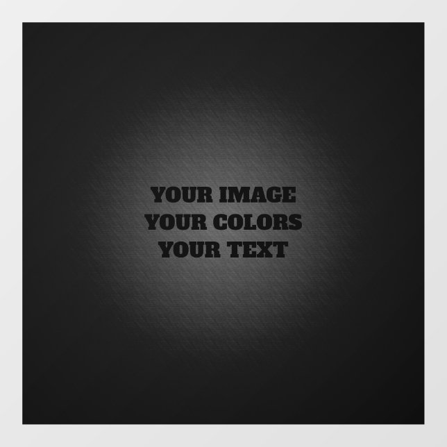 Redesign from Scratch & Create Your Own Window Cling (Sheet)