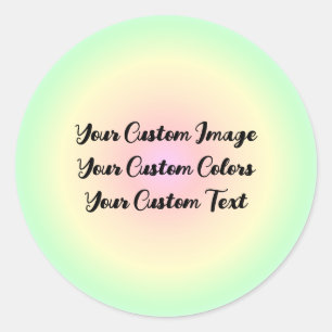 Redesign from Scratch - Design this Classic Round Sticker