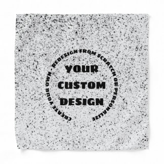 Redesign from Scratch or Personalize This Bandana