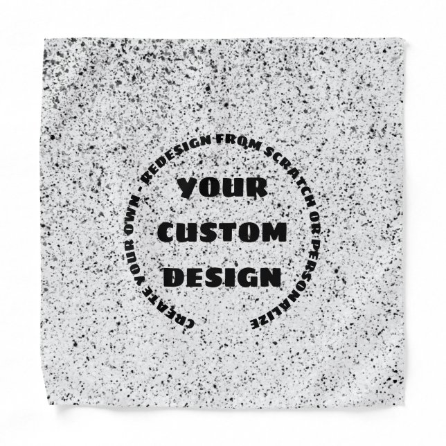 Redesign from Scratch or Personalize This Bandana (Front)