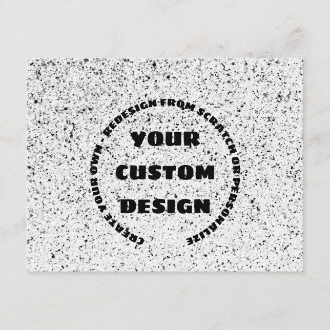 Redesign from Scratch or Personalize This Enclosure Card (Front)