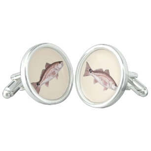 Redfish ~ Amber Marine Cufflinks