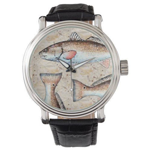 Redfish and tails watch