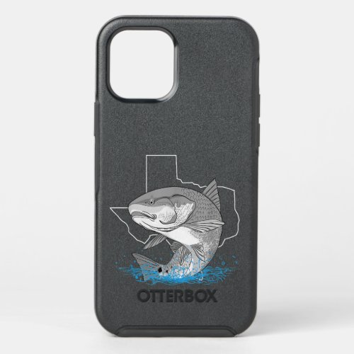 Redfish Fishing Red Drum Tailing Texas Gulf Coast  OtterBox Symmetry iPhone 12 Pro Case