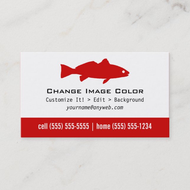 Redfish - Personal Business Card (Front)