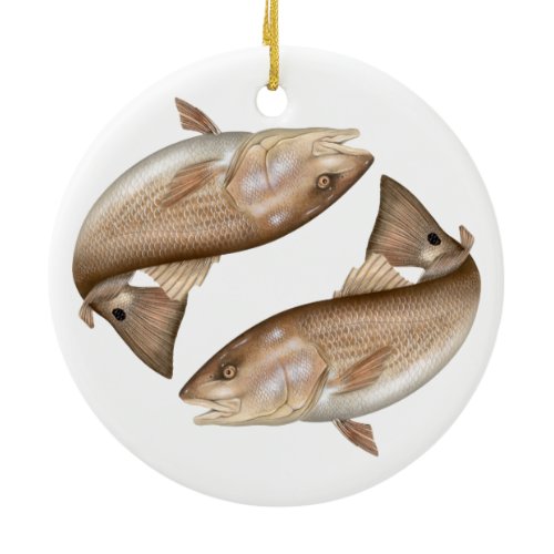Redfish (Red Drum) Ceramic Ornament