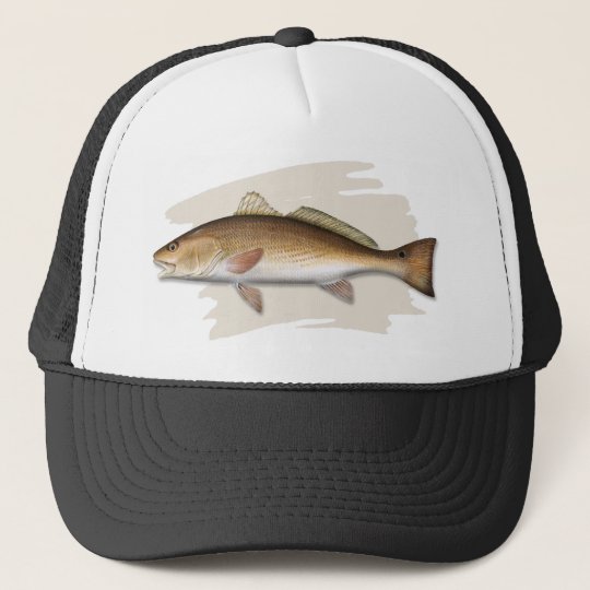 Redfish (Red Drum) Trucker Hat | Zazzle.com