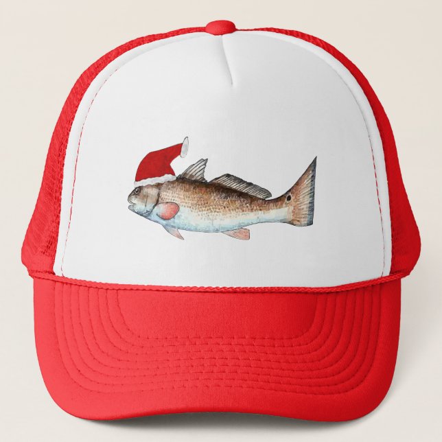 Redfish Santa Hat Christmas (Front)