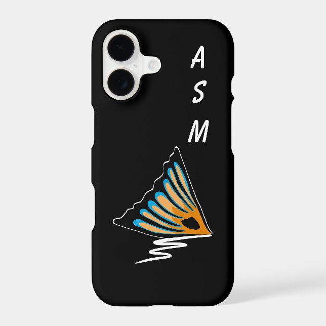 Redfish Tail Monogram Fishing Case-Mate iPhone Case (Back)