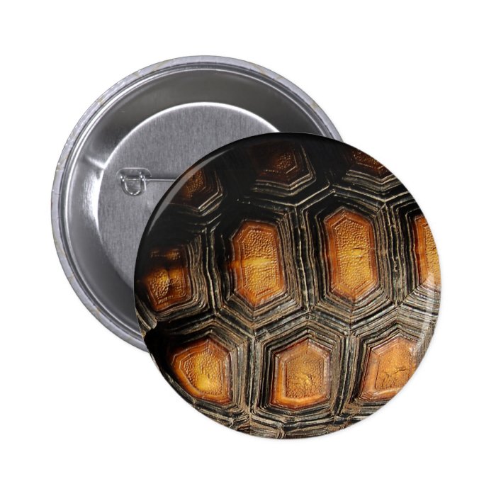 Redfoot Tortoise Shell Button