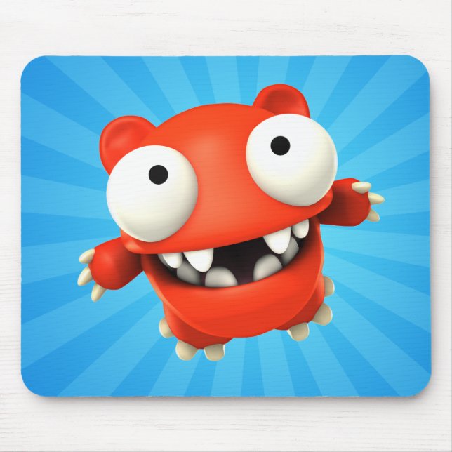 Redford's Ride - Blue Mouse Pad (Front)