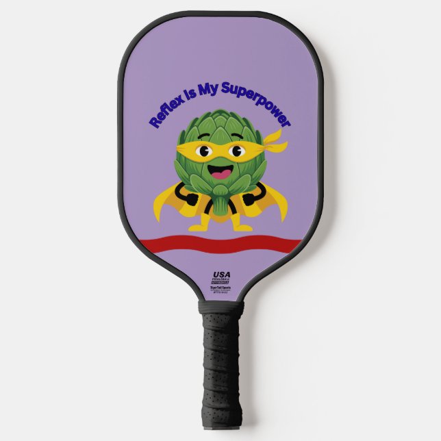 Redfox Is My Superpower Pickleball Paddle (Front)