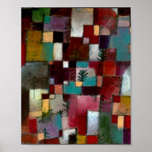 Redgreen and Violet-Yellow Rhythm: Paul Klee 1920 Poster