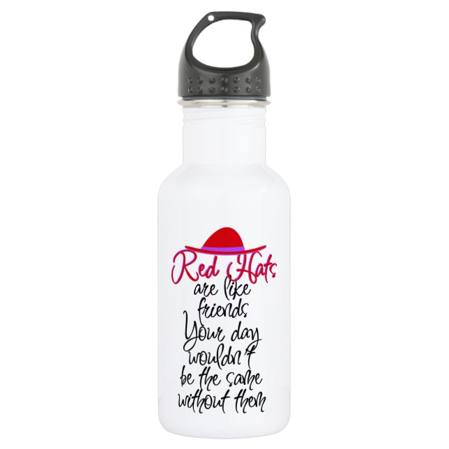 RedHat Bottle-works 32 oz Stainless Steel Water Bottle (Front)