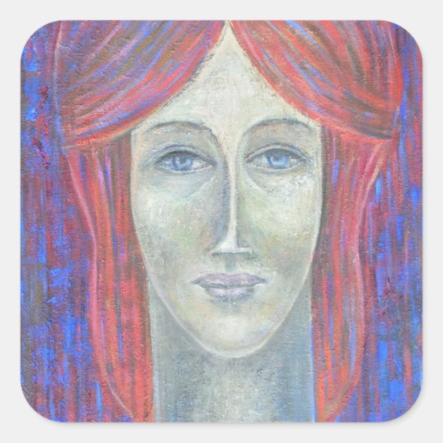 Redhead 2012 square sticker (Front)