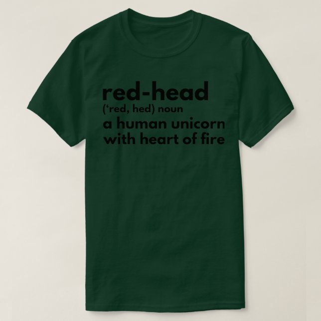REDHEAD 7 1 T-Shirt (Design Front)